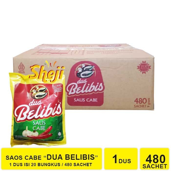 

✨TERLARIS -SAMBAL BELIBIS SACHET 1 DUS ISI 20BUNGKUS(480SACHET)