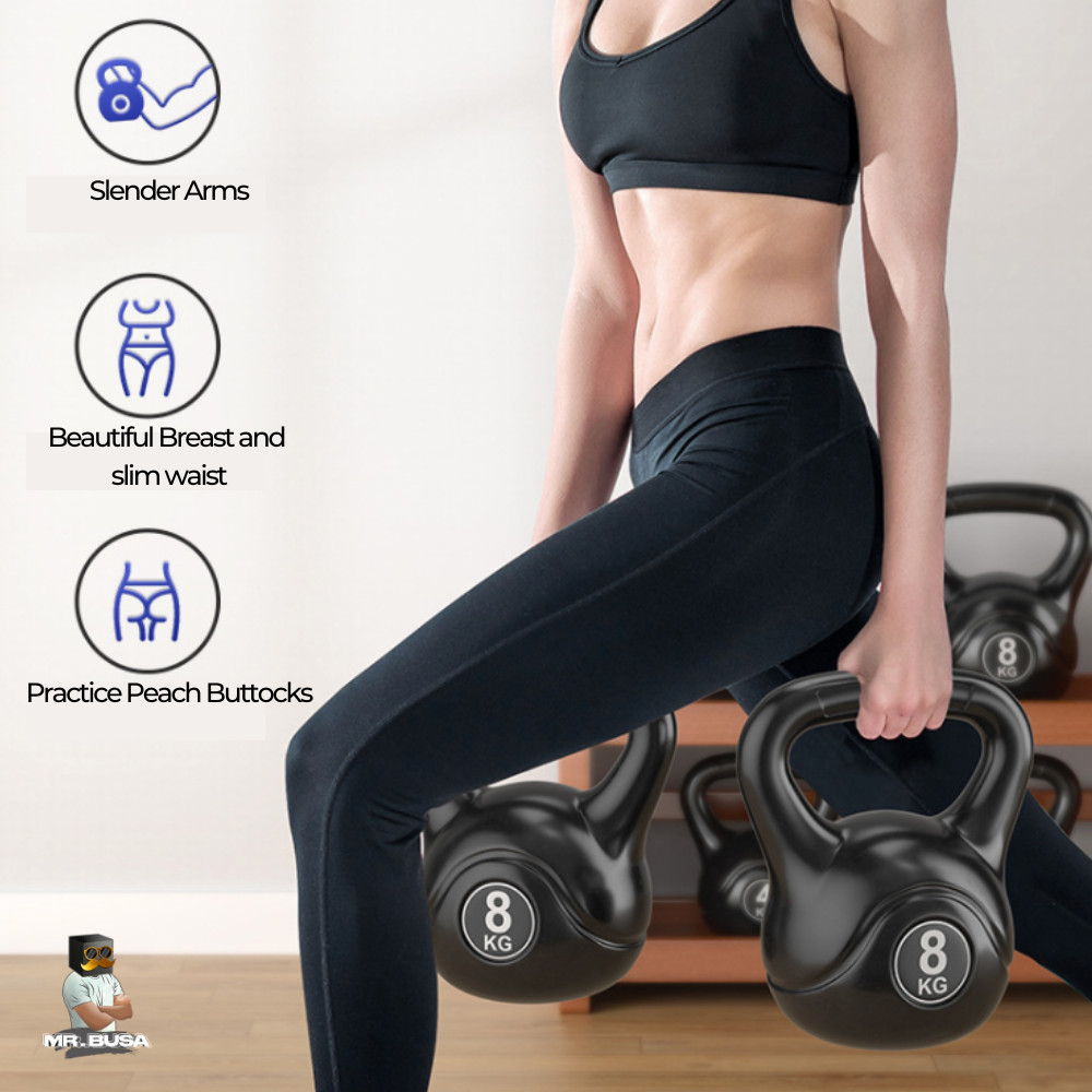 KettleBell 4 KG Barbell 4 KG/ Dumbell 4kg / Barbel 4kg / Dumbell 4kg Weight Lifting Barbel Dumbell 2