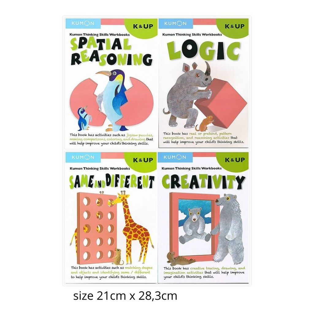 (K AND UP) KUMON THINKING SKILLS WORKBOOKS
