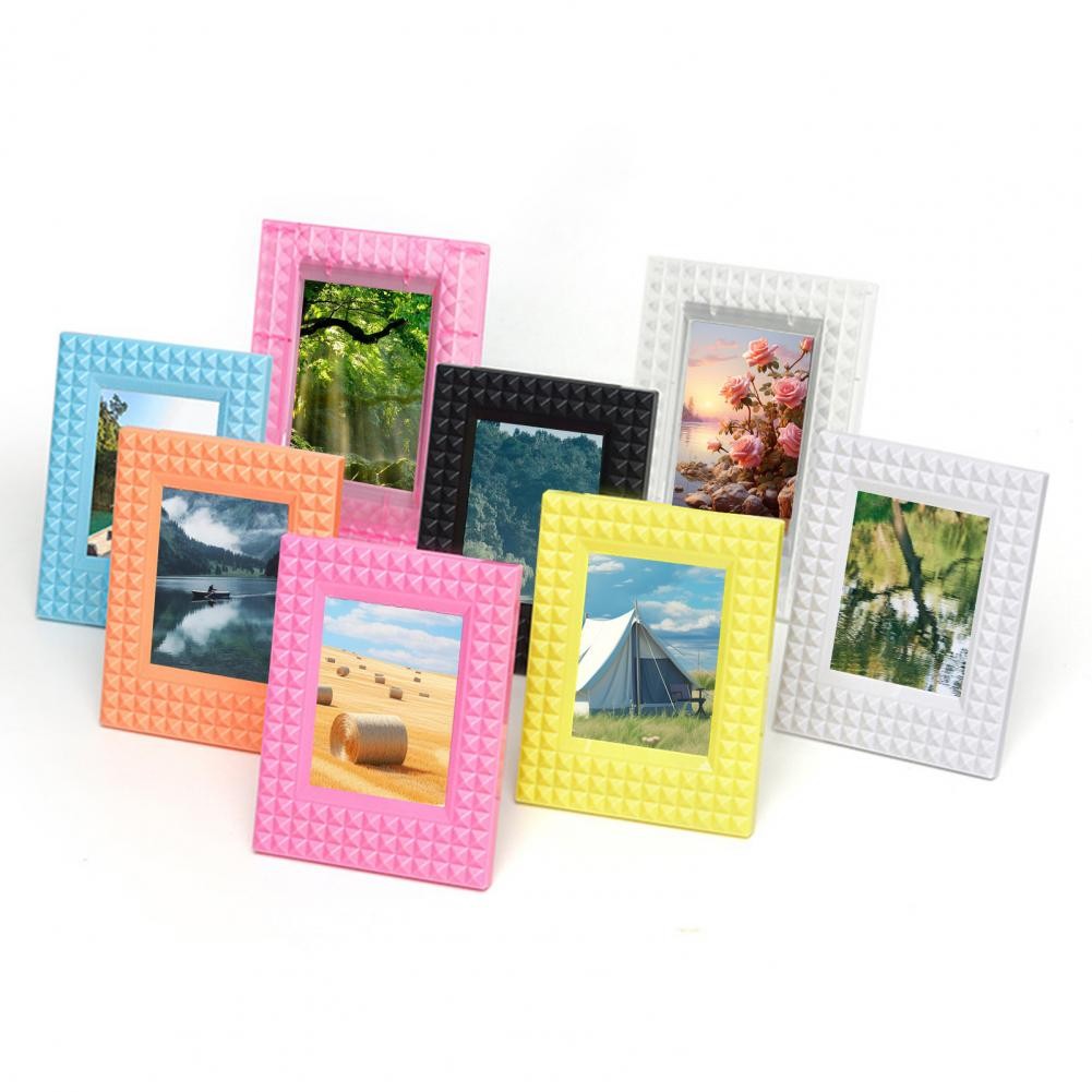 

3 Inch for Polaroid Instax Mini Photo Frame Desktop Decor Decorative Photocard Holder Vertical Photo Stand Frame
