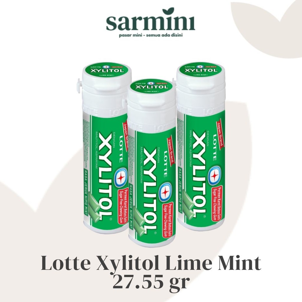 

Pemen Lotte Xylitol Lime Mint