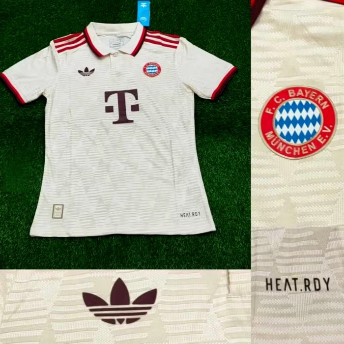 JERSEY BOLA PLAYER ISSUE BAYERN MUNCHEN 3RD 2024 2025 TOP - JERSEY SAJA, S