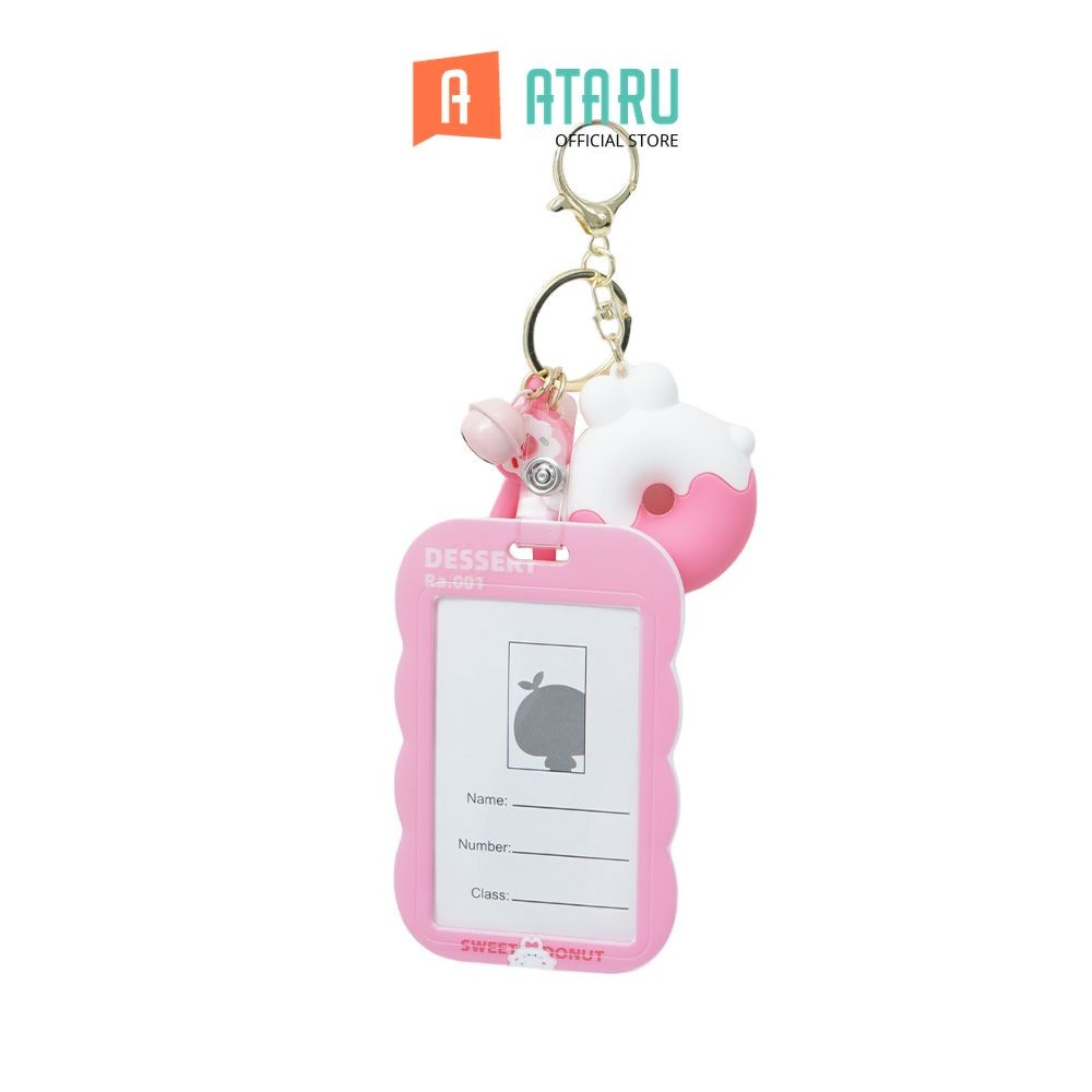 

Ataru Holder Id Card Donut Random Tempat Kartu Lanyard Name Tag Holder Id Card Holder Lucu