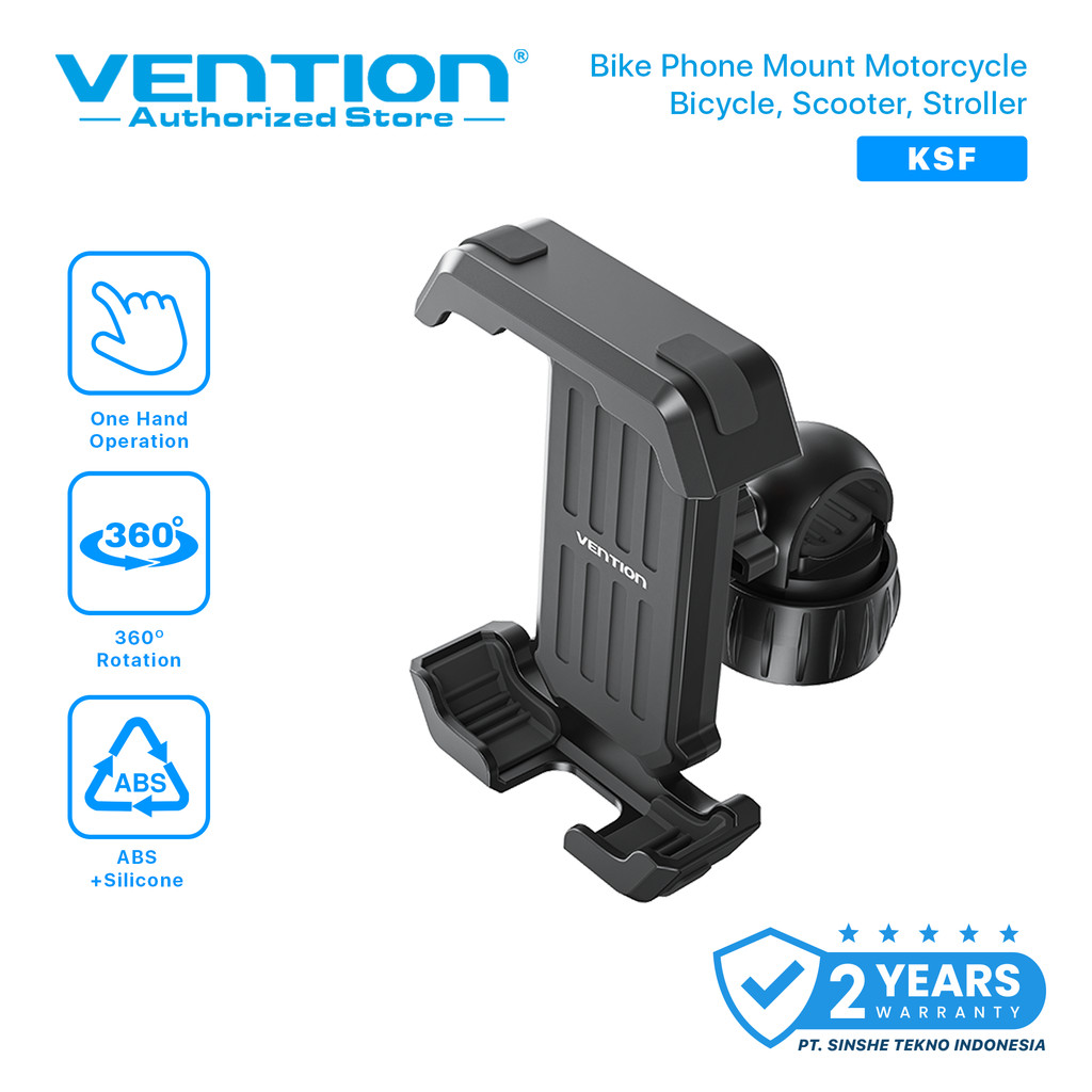 Vention Universal Bike Phone Holder Mount Sepeda Motor Bracket HP