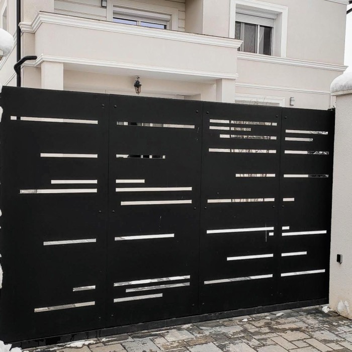 Pagar Minimalis modern Cutting Laser