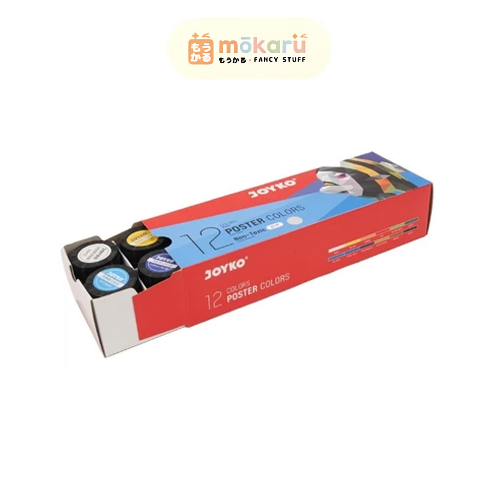 

Joyko Titi Poster Color POC 10ml 12 Warna