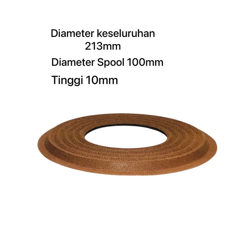 Dumper Demper Membran Speaker 18inch Lubang Spool 100mm Diameter 213mm