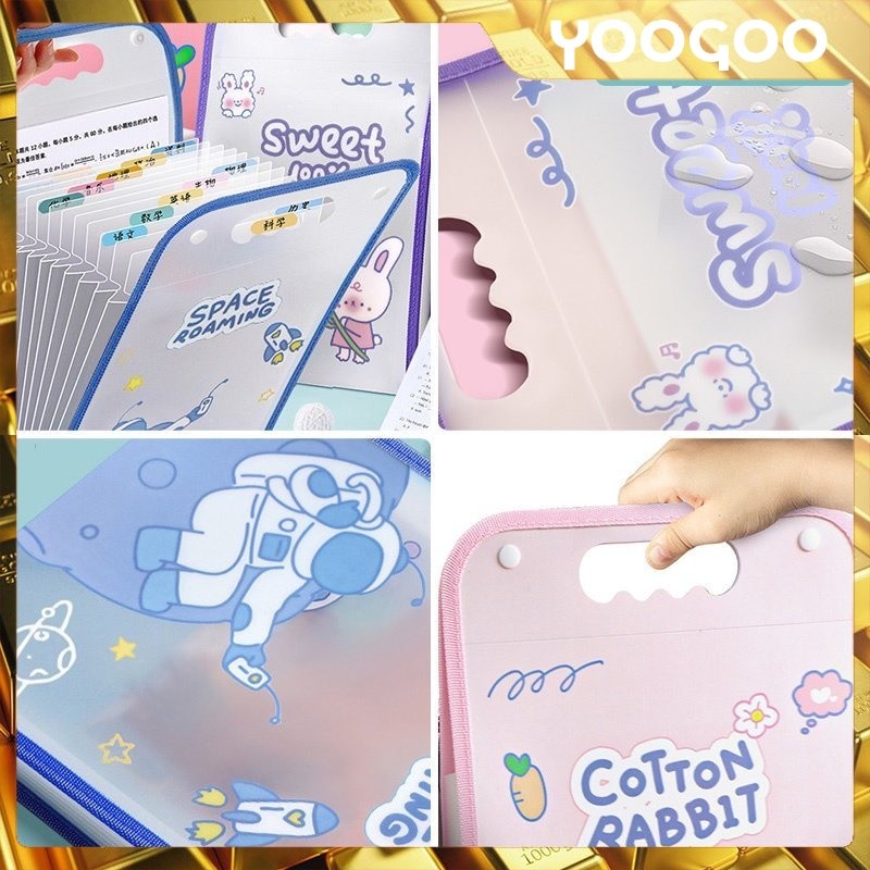

YooGoo File Organizer / penyimpanan berkas / folder portable / tempat kertas ujian