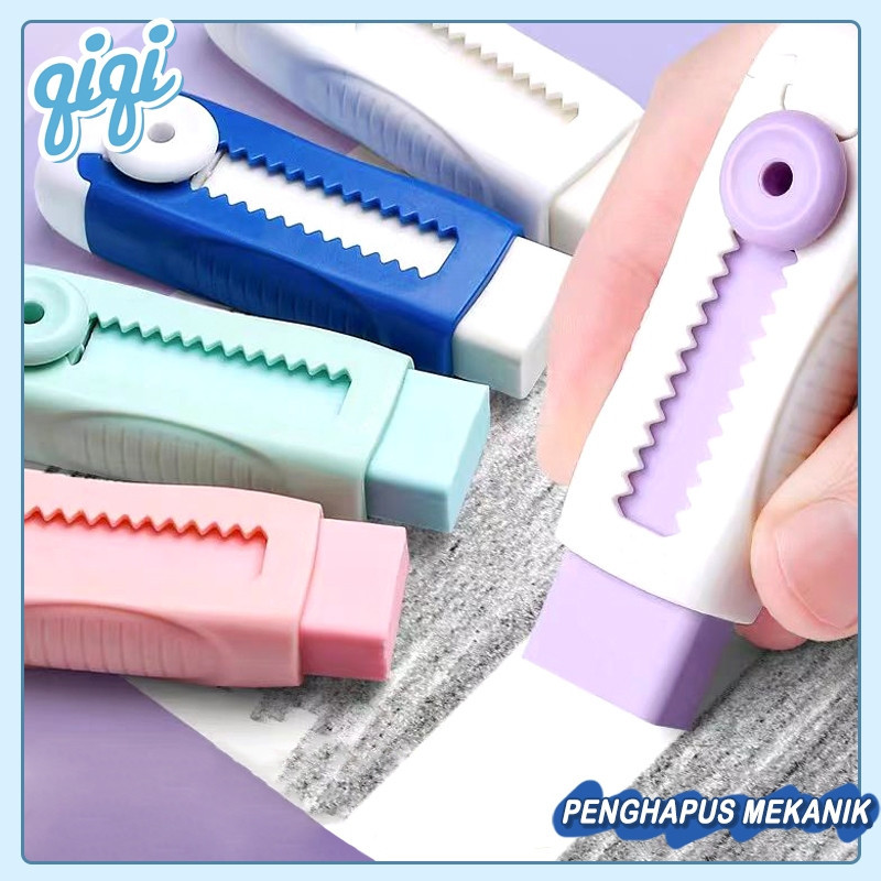 

Penghapus Mekanik Eraser/Push Eraser/Sliding Eraser Cute - Qiqi Treasure