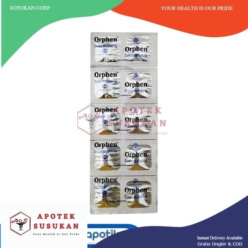 ORPHEN 4 MG STRIP 10 KAPLET OBAT GATAL ALERGI