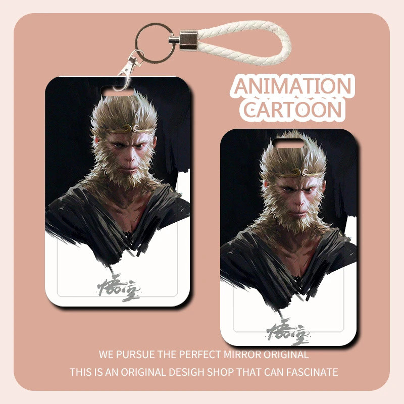 

Penutup Pelindung Kartu ID, Pola Kartun Wukong Mitos Hitam, Cocok untuk Kartu Pelajar, Kartu Bus, Kartu Akses, Kartu Kampus, Penutup Pelindung Tempat Kartu, Tempat Kartu Tali