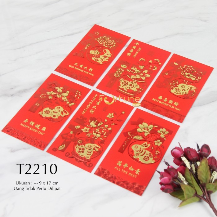 

Angpao Imlek 2023 Kelinci Kertas Premium Isi 6 Lembar Panjang Tebal - T2210