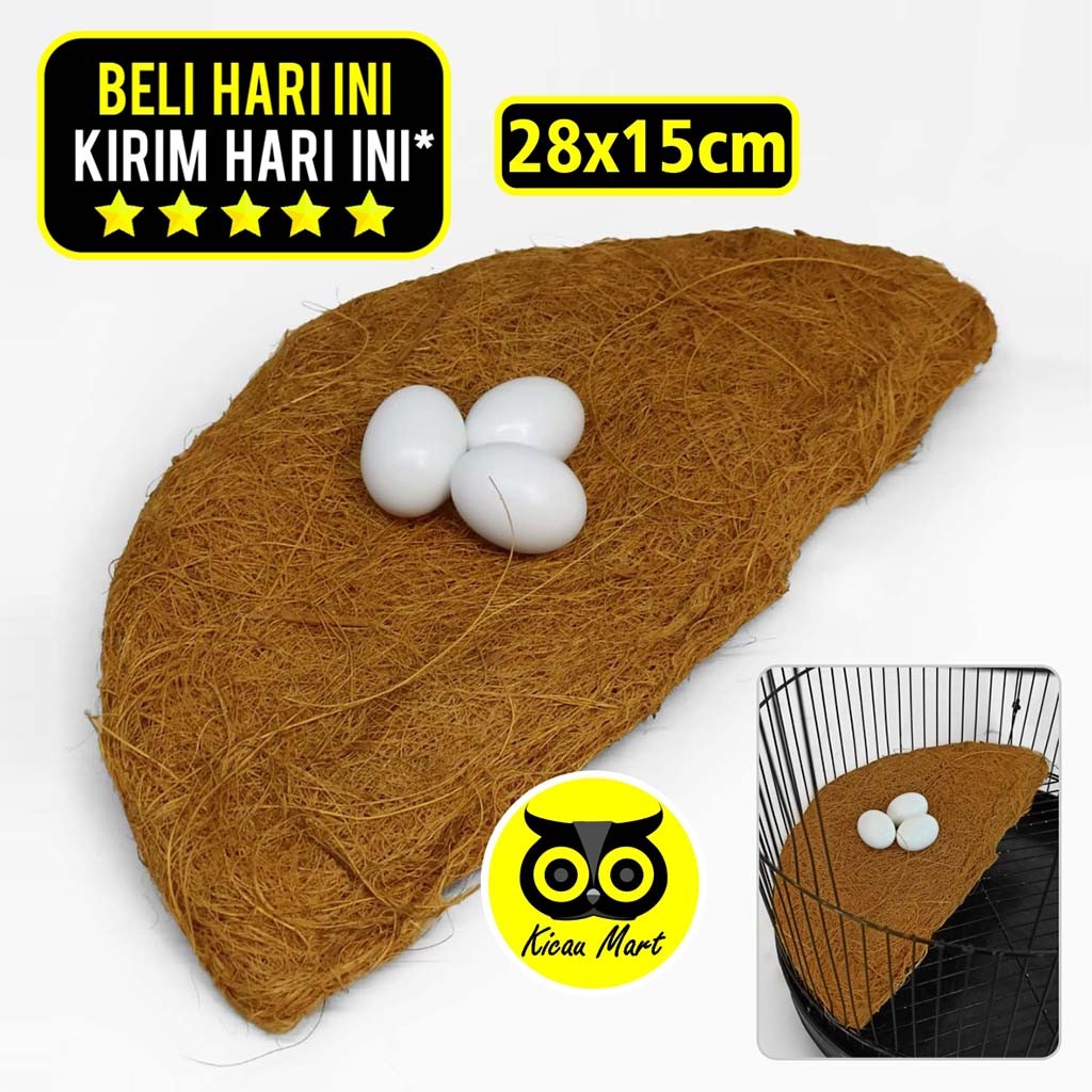 KICAU MART Alas Glodok Setengah Lingkaran UKM Sangkar Lovebird Kapsul Kandang Sarang Burung Lovebird