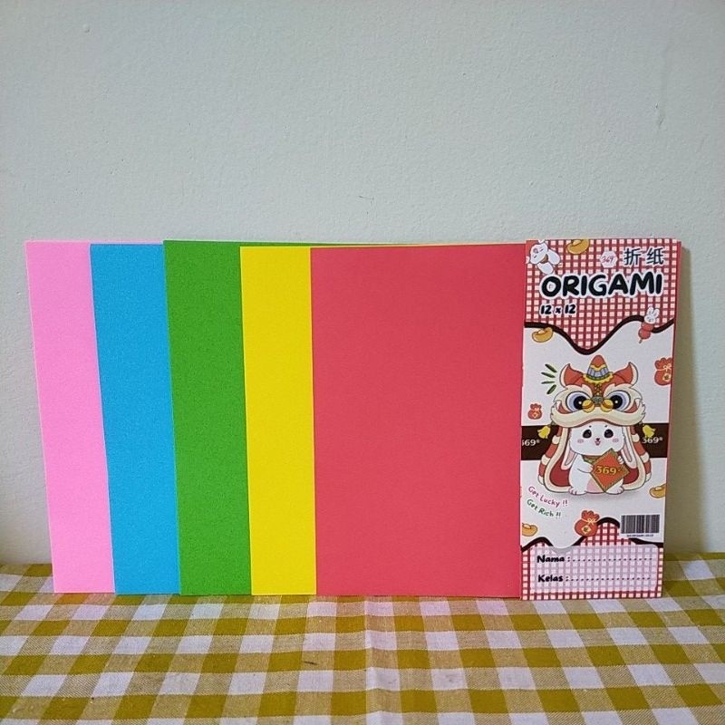 

369 - Origami / Kertas Lipat size 12 x 12 isi 20 Lembar ( Lebih Tebal )