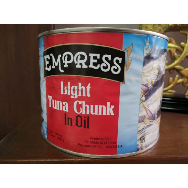 

EMPRESS TUNA in oil/tuna chunk in oil 1880gr