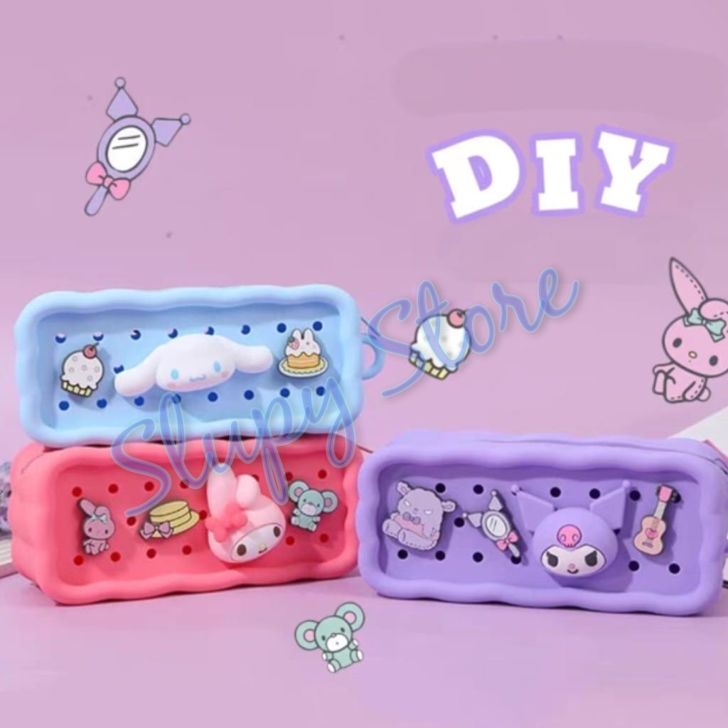 

SLP Tempat Pensil Silicone Silikon Kuromi My Melody Cinnamoroll