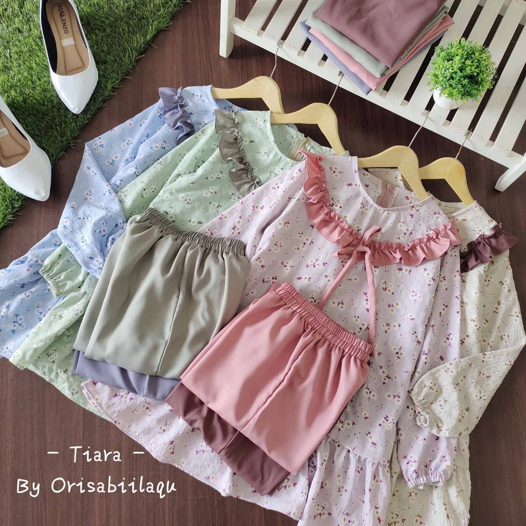 Oneset Tiara / Setelan Tunik Anak TK PAUD SD / set Tunik Anak Perempuan