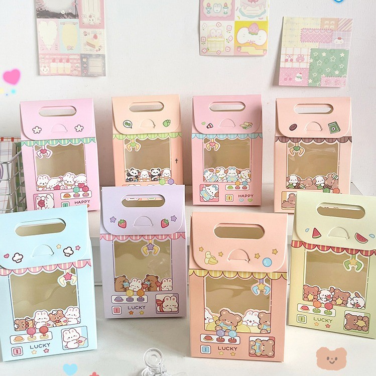 

[HARU] Claw Machine Design Paper Bag Goodie Bag With Handle Hampers Gift Packaging Bag Kantong