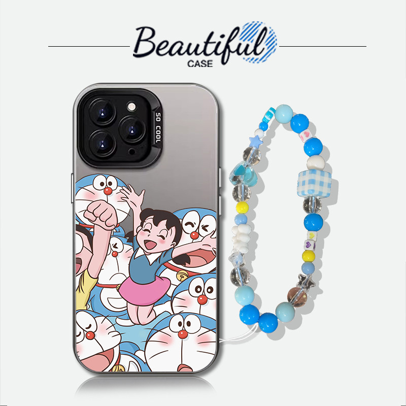 Applicable to Casing Ponsel Redmi Note 13 Gelang Xiaomi Note 12 Pro Anime kucing mesin kartun lucu N