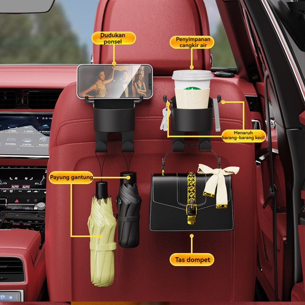 tas gantungan hp holder mobil serbaguna MOBIL cup holder multifungsi gantungan mobil