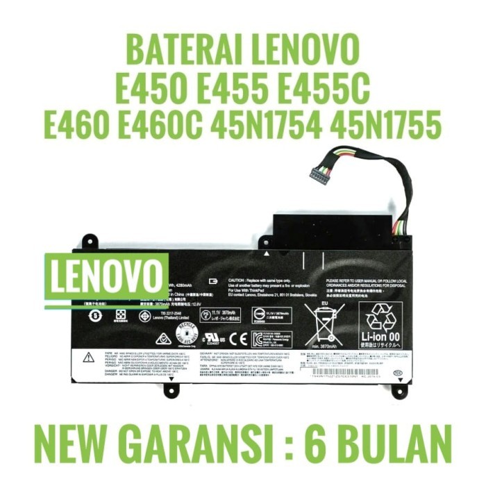 Baterai Thinkpad E455 E450 E450c E460 E460c O2