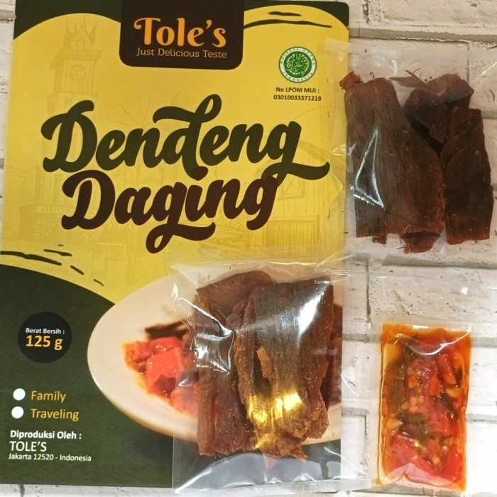 

Dendeng Sapi Sambal Balado Siap Saji Crispy Original Tole's 125gr - Family 200gr ARIS