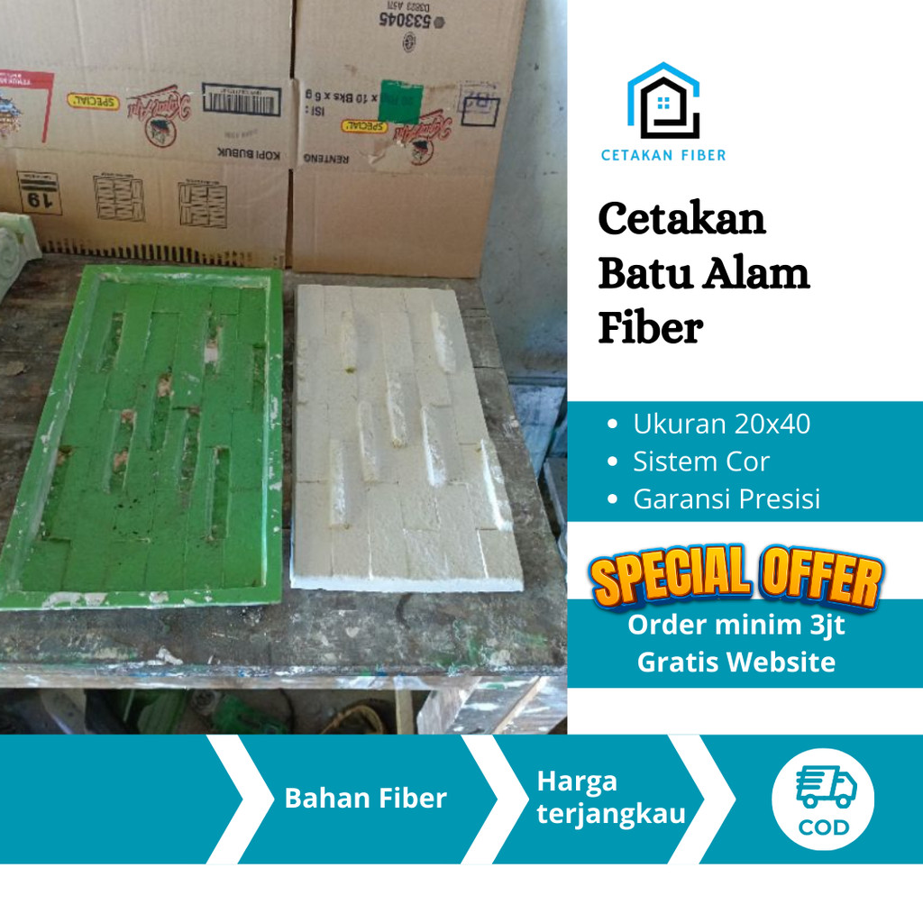 Cetakan model batu alam terbaru / cetakan batu alam cor 20 40 / batu alam tempel dinding / cetakan b