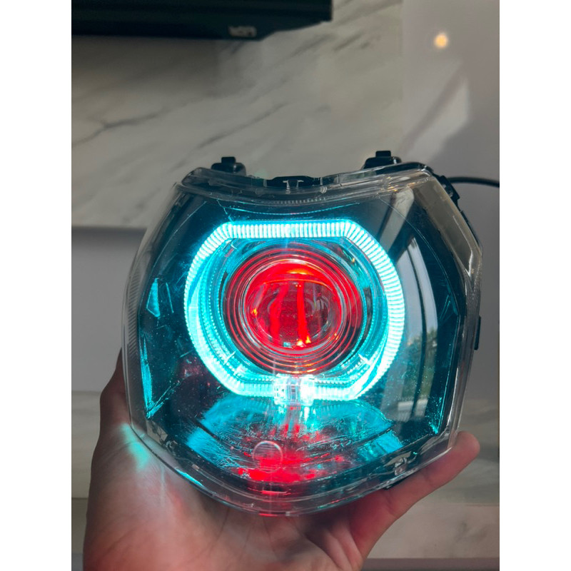 Lampu depan Vega force fi injeksi costome biled billed
