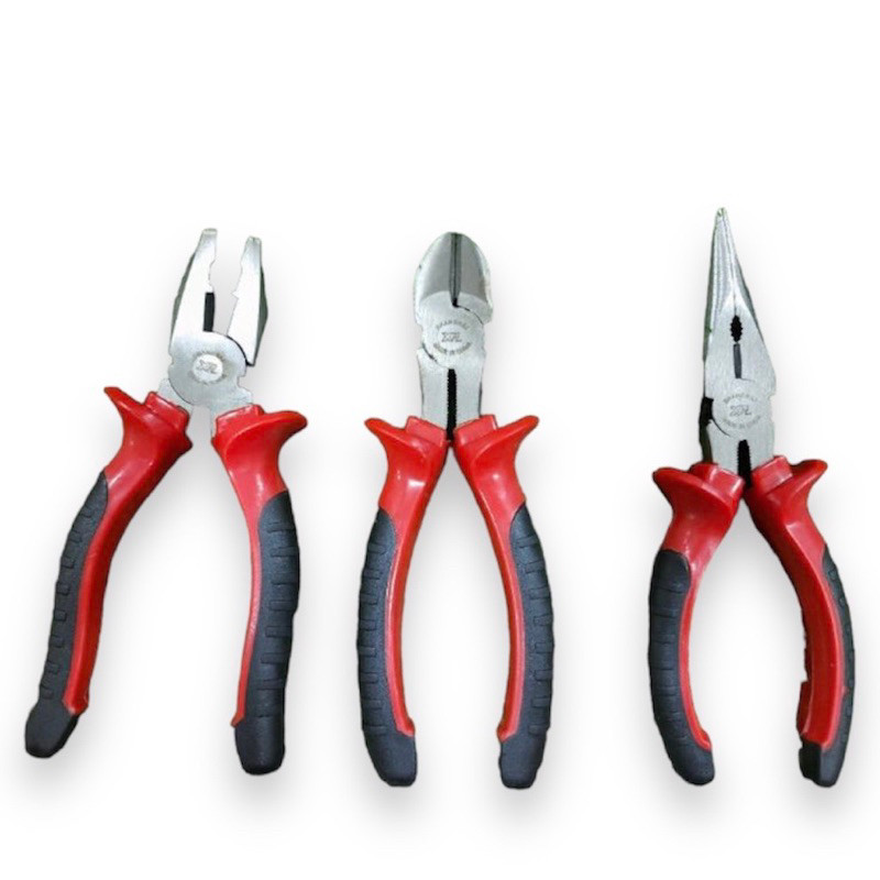 Paket tang 6inch set 3pcs Xptool tang potong tang kombinasi tang lancip