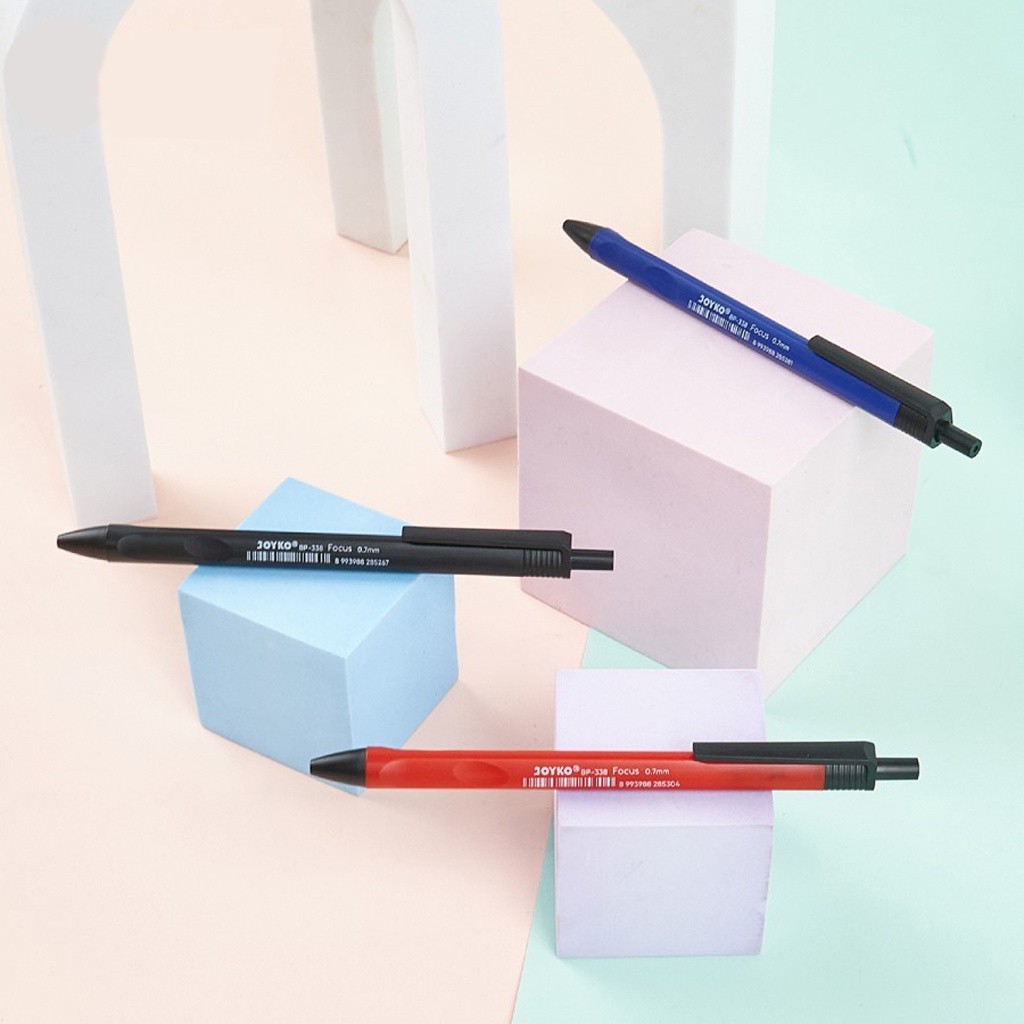 

LB BALL PEN CLICKER 0.7MM PENA BOLPEN PULPEN CETEK JOYKO HITAM BIRU MERAH S065