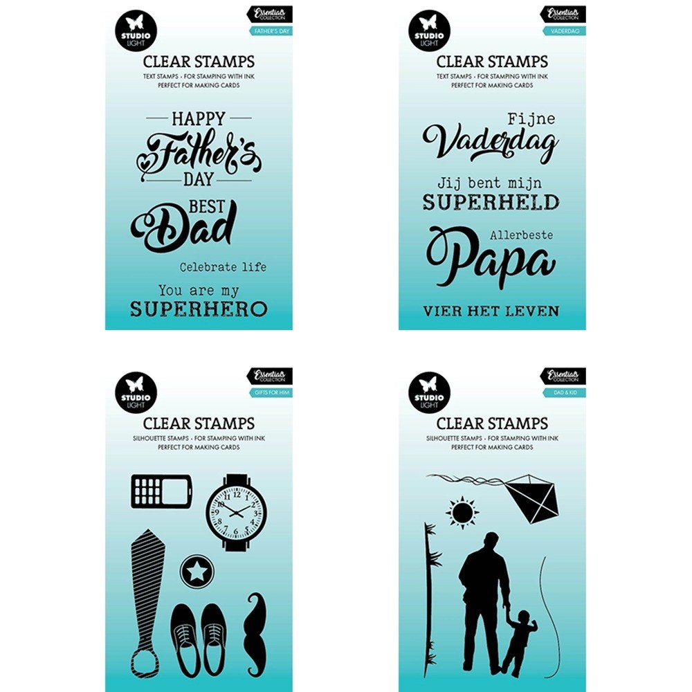 

Father's Day clear silicone stamps for DIY scrapbooking craft supplies stamp photo album card making