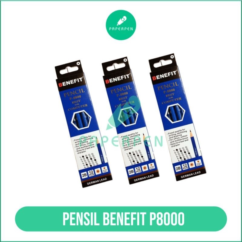 

[S_ATK] (Pak) Pensil Benefit Best P8000