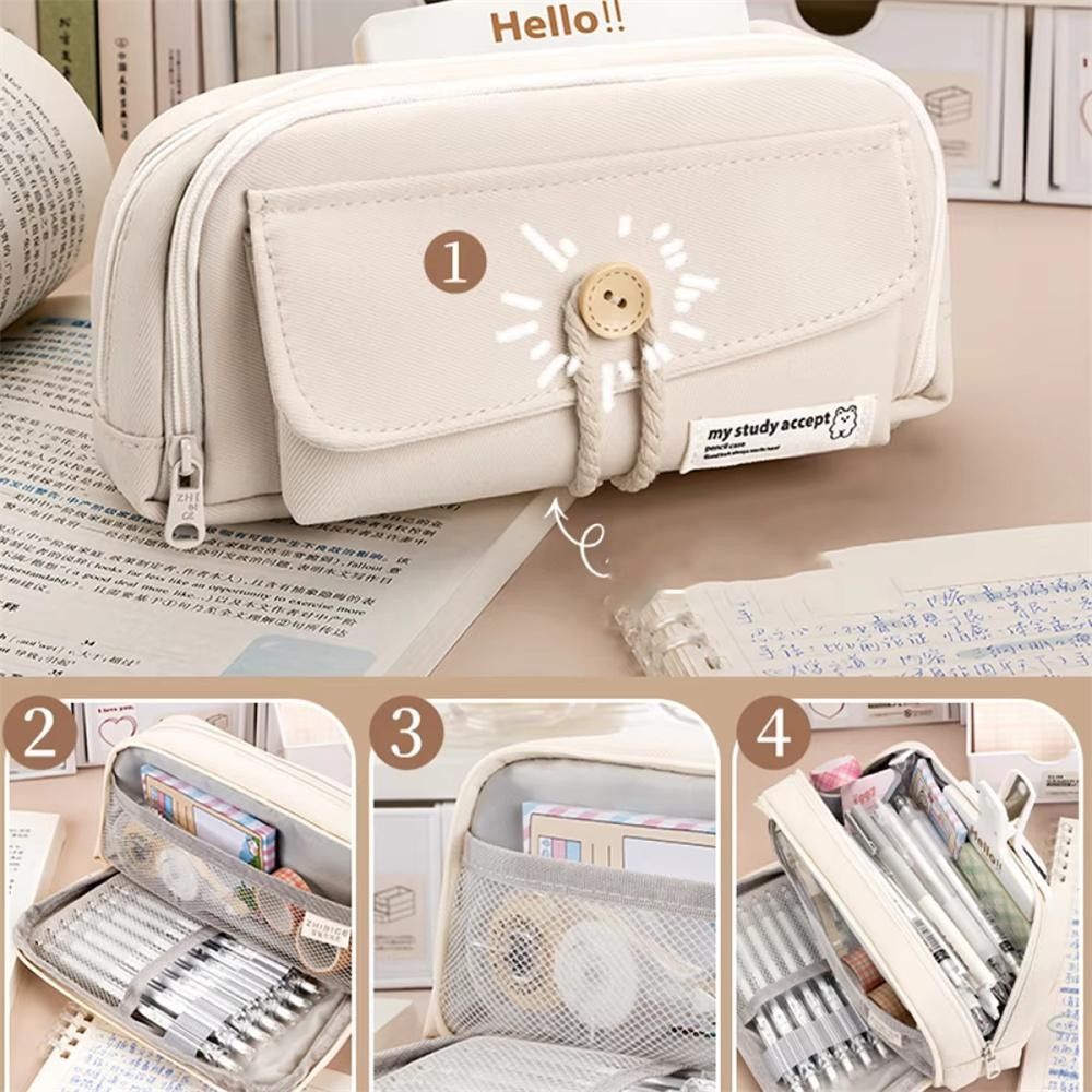

Pencil Case Kawaii Cute Pencils Cases Student Pen Case Big School Supplies Stationery Pencil Bags Pencil Pouch