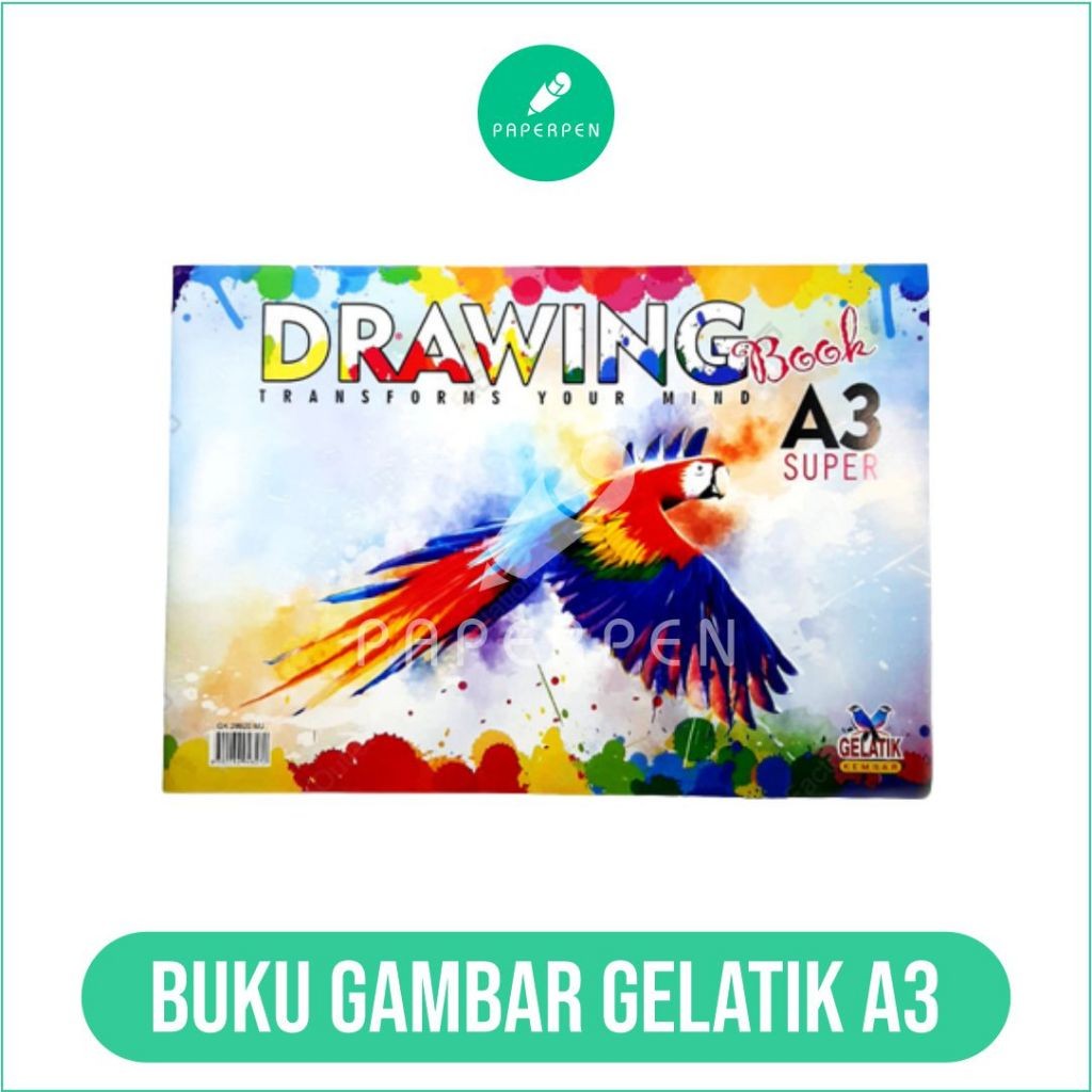 

[CCATK] Buku Gambar Gelatik A3/Buka Gambar Sekolah/Buka Gambar Anak