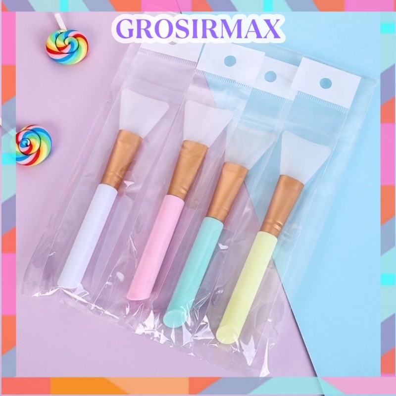 READY Makassar Kuas Masker Kepala Silikon Makeup Kecantikan Skincare Wajah Perwatan wajah Grosir Gro