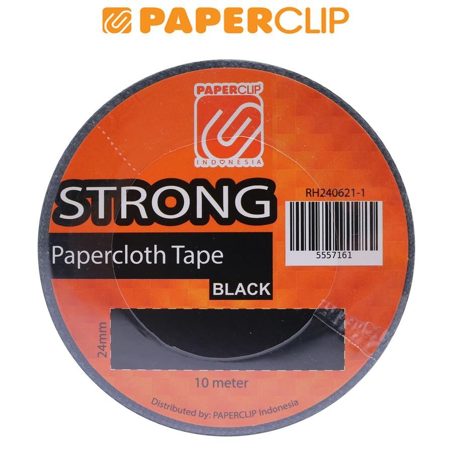 

LAKBAN LINEN / TAPE LINEN PAPERCLIP 24MM BLACK