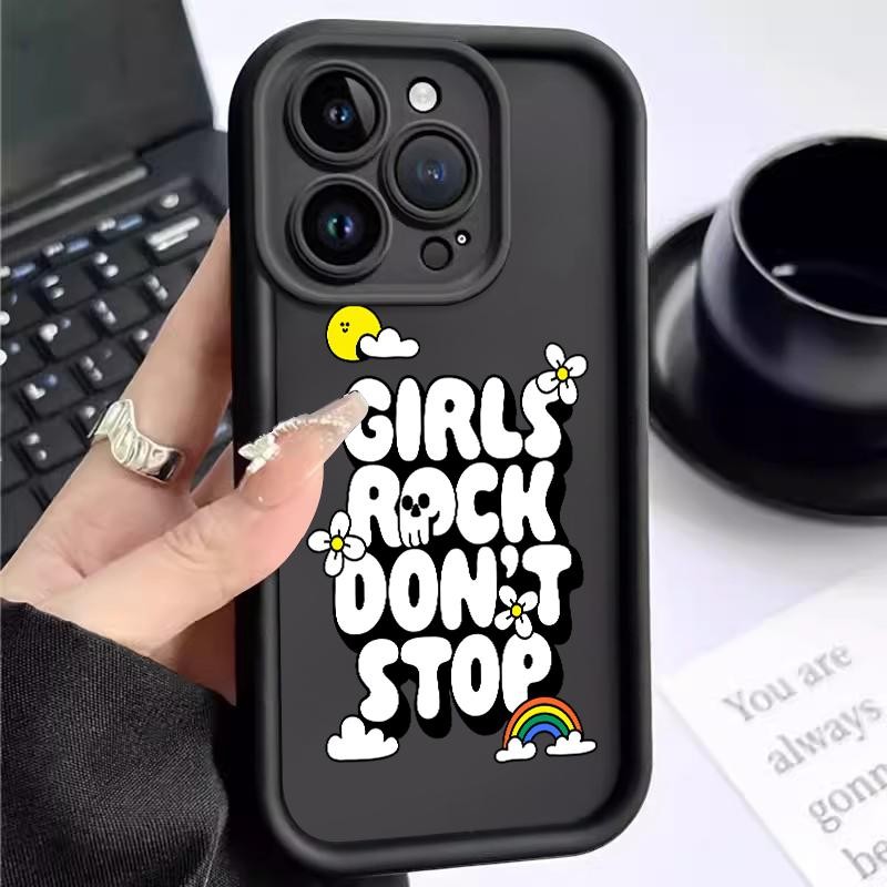 Case Hp For OPPO A38 A31 2020 A32 A33 2020 A35 2021 A36 Soft Silicon Simple Cartoon Camera Protectio