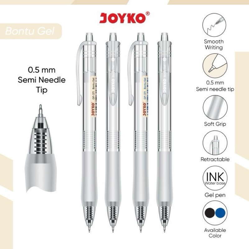 

[JOYKO] PEN GEL BONTU GP-371 @1ls 12pcs