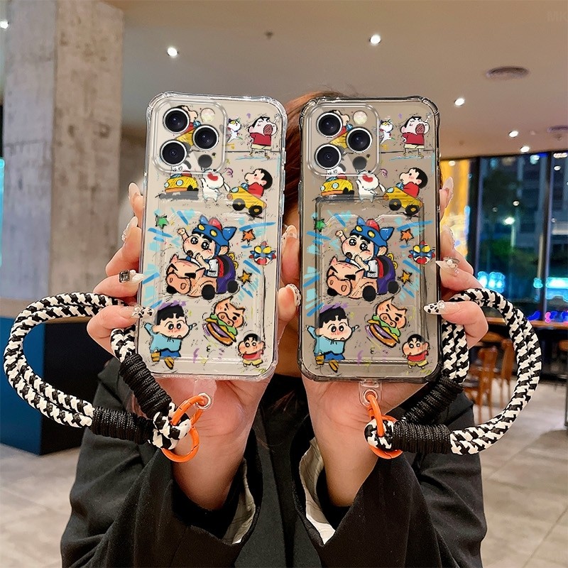 For iPhone 16 ProMax phone case 8/XR/15/Fashion 7 Cartoon Plus soft rubber 6s lanyard SE new model 1