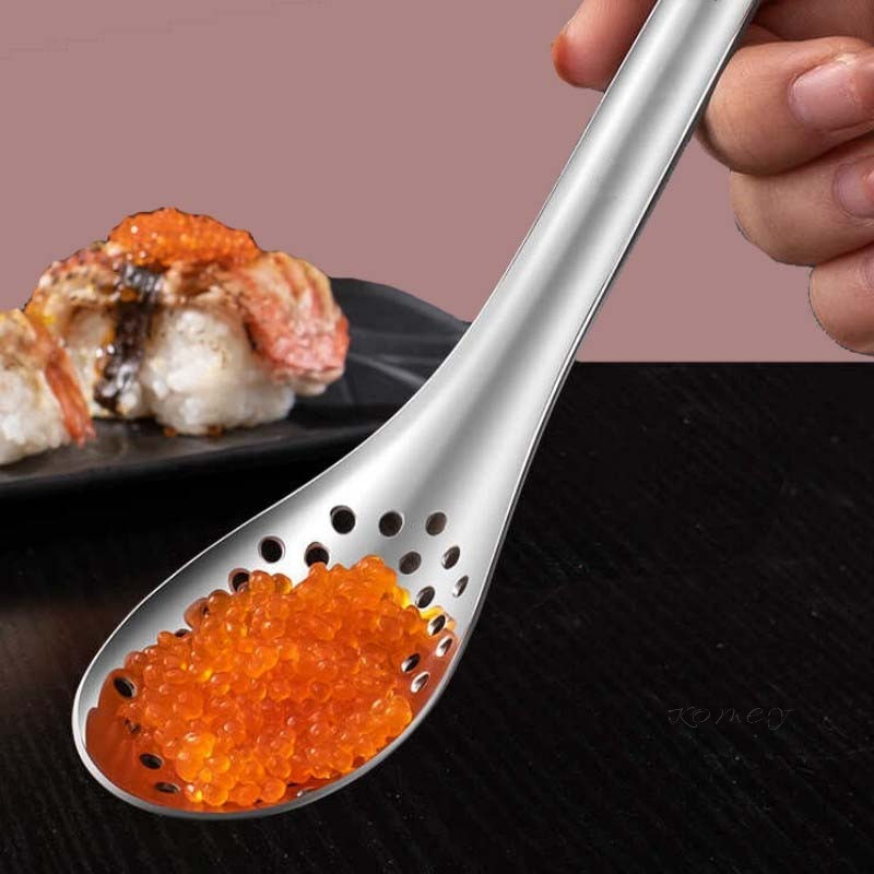 Stainless Strainer Spoon Ladle Centong Sup Sendok Saringan Mie Jumbo Tirisan Sayur Serokan Masak Gor