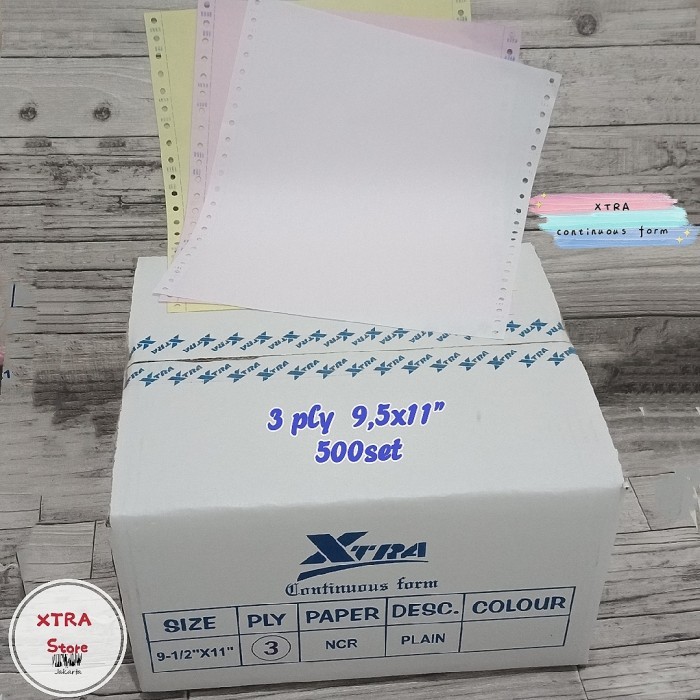 

best -kertas 3ply continous form 9.5x11" 500set letter