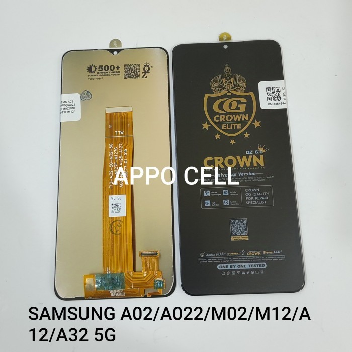 LCD TOUCHSCREEN SAMSUNG A02 / A022 / A022F / M02 / M022 / M022F / M12 / A12 / A125F / A32 5G