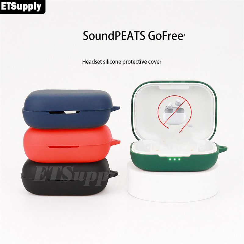 Case SoundPeats GoFree Headphones Stereo Soft Silicone Protection Slim Back Cover for SoundPeats GoF