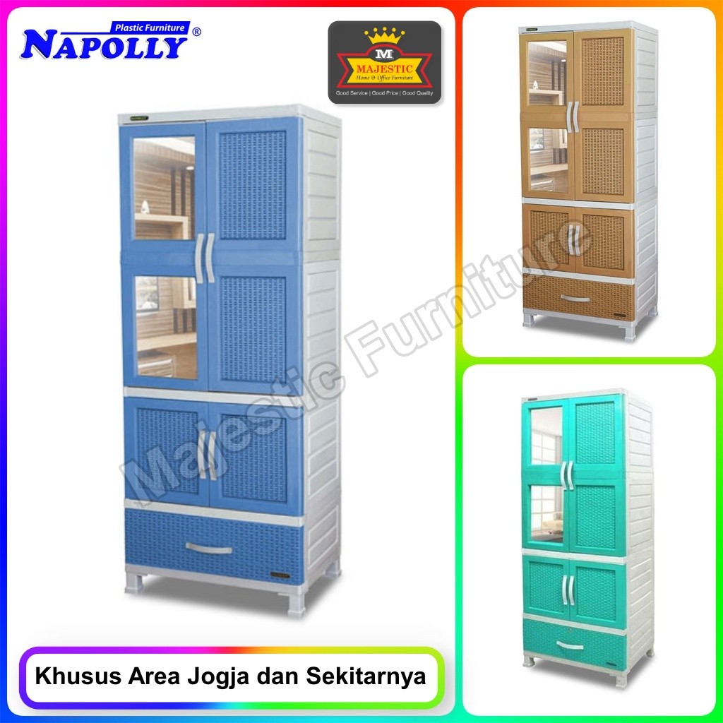 Lemari Plastik Napolly CABRO G11 X D2C (Jogja)