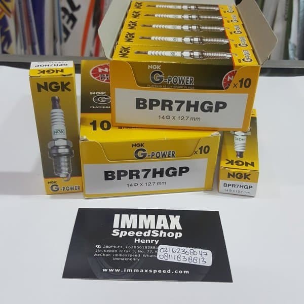 READY Busi NGK BPR 7 HGP Gpower G Power Platinum pengganti HVX f1zr f1z fiz