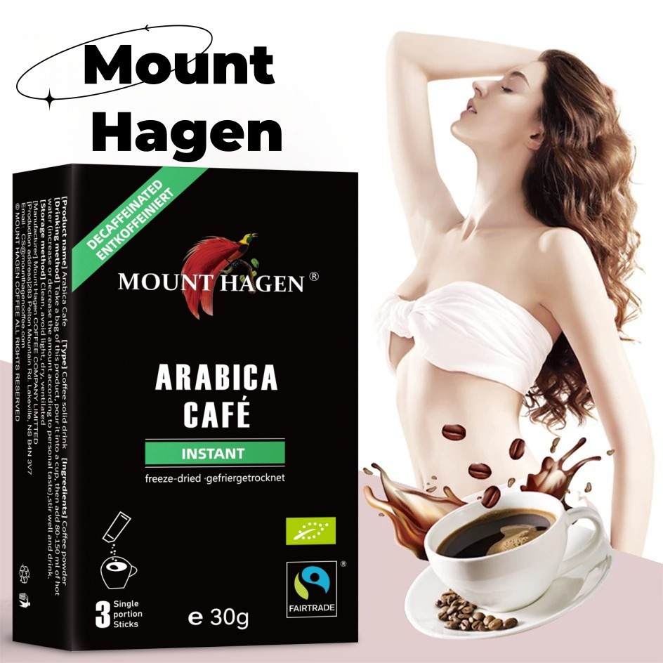 

30g Mount Hagen Decaffeinated Coffee - 100% Organic German Decaf Coffee