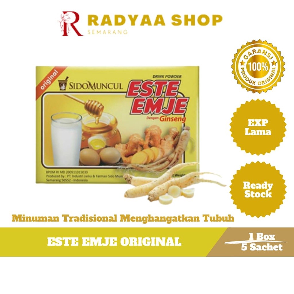

Sido Muncul STMJ Minuman Este Emje Susu Coklat Kopi 5's - Menghangatkan Tubuh