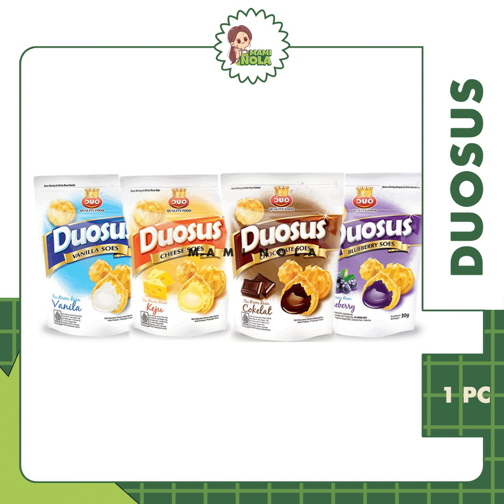 

Snack Duosus Pouch Aneka Rasa 30gr Soes Duo Sus Gurih