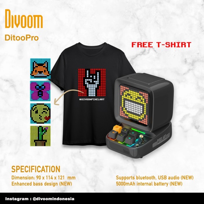 Divoom Ditoo Pro - Hijau