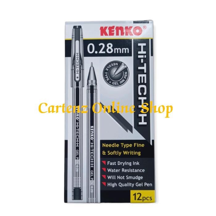 

BEST[PROMO] [1PACK] Pulpen Pen Hitec Kenko 0.28 (12Pcs) Hitech Kenko - Kenko Hitam